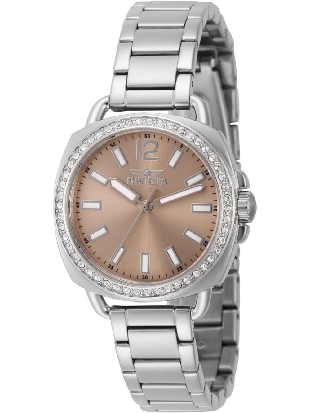 Stainless Steel 32mm Quartz Watch for Women | Elegant Wildflower Design